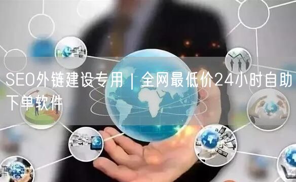SEO外链建设专用｜全网最低价24小时自助下单软件
