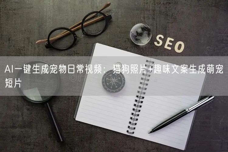 AI一键生成宠物日常视频：猫狗照片+趣味文案生成萌宠短片