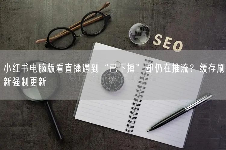 小红书电脑版看直播遇到“已下播”却仍在推流？缓存刷新强制更新