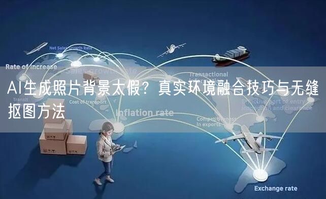 AI生成照片背景太假？真实环境融合技巧与无缝抠图方法
